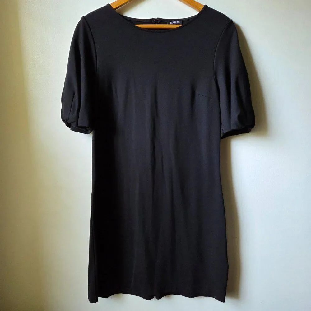 EUC LIKE NEW EXPRESS BLACK MINIMALIST SHIRT / SHIFT DRESS SIZE M